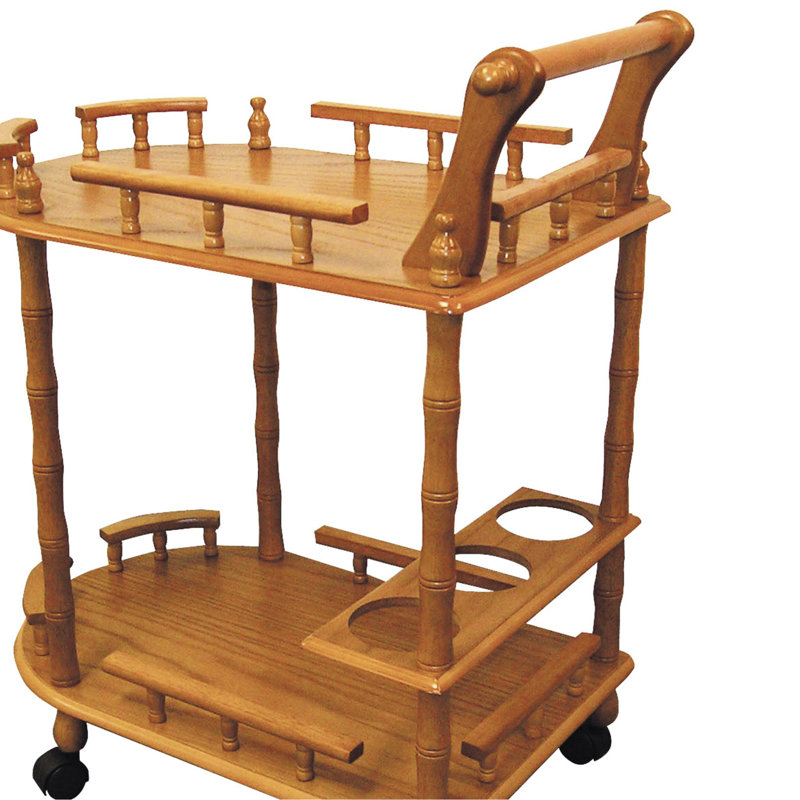 Chariot de cuisine à 2 niveaux avec roulettes Geltch
