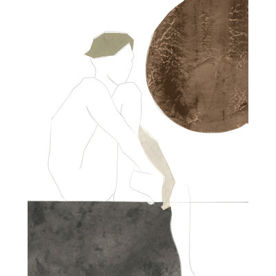 «Sepia Mood V» par Bella Lane - peinture encadrée, art mural