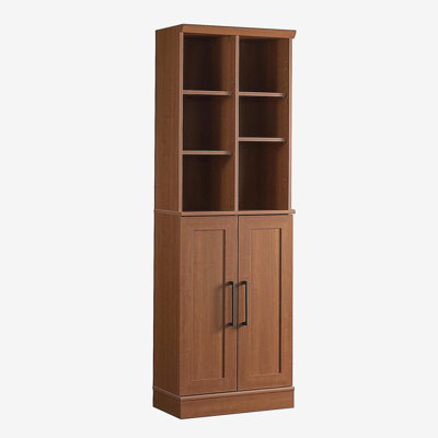 Storage Cabinet with Versatile Storage, Brown finish