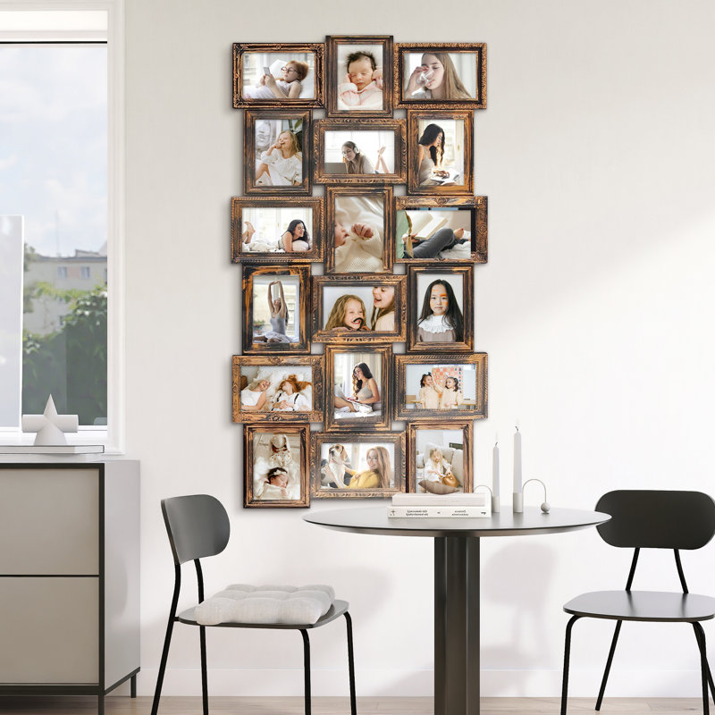 Height 18 Opening Wall Gallery Family Picture Frame Set