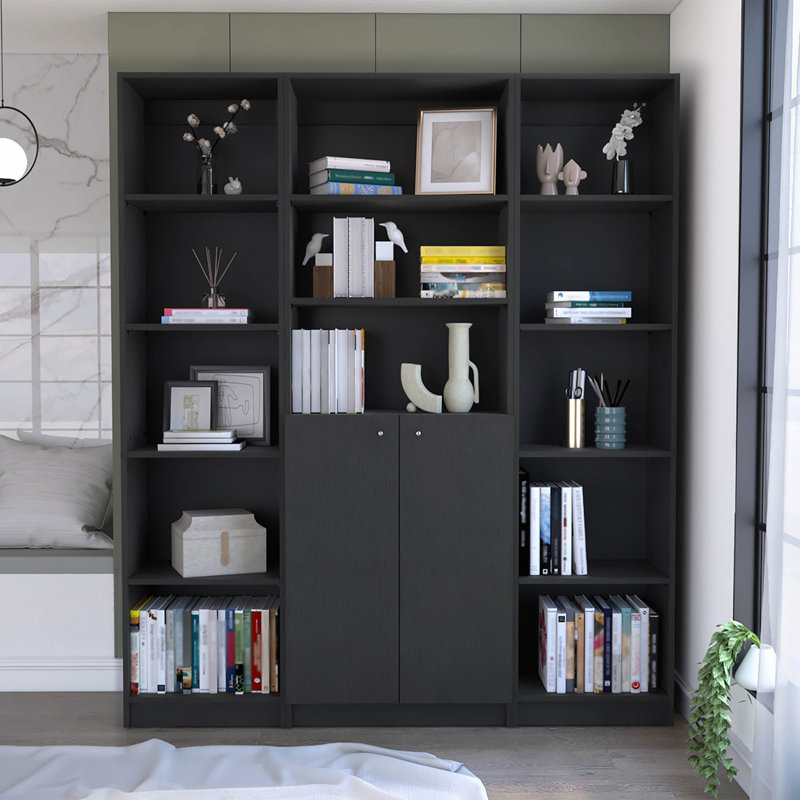3 bibliothèques de salon 3 pièces