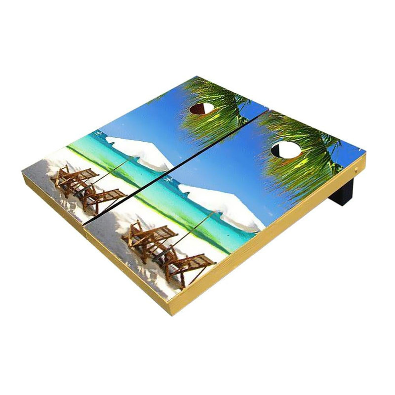 Planches de cornhole pour chaises de plage 2 pi x 3 pi