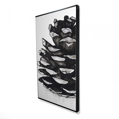 Pine Cone Print On Canvas