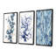 «Blue Tree Beauty I», ensemble d'art mural sur toile 3 arbres-244686415-244686402