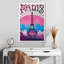 Affiche rétro Paris Paris Eiffel-497909114