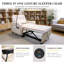 Canapé-lit simple 3 en 1, fauteuil-lit convertible avec dossier réglable et support pour téléphone, fauteuil-lit en velours pour petits espaces-202021776