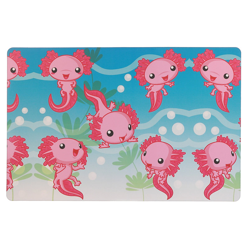 Napperon en plastique cinq pièces Axolotl - ensemble de 12