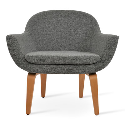Chaise avec accoudoirs en contreplaqué Madison