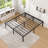 Metal Bed Frame-simple Metal Platform Bed Frame Storage Space Under The Bed Frame-322552892