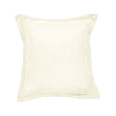 26" X 26" French Linen Euro Pillow With Flange