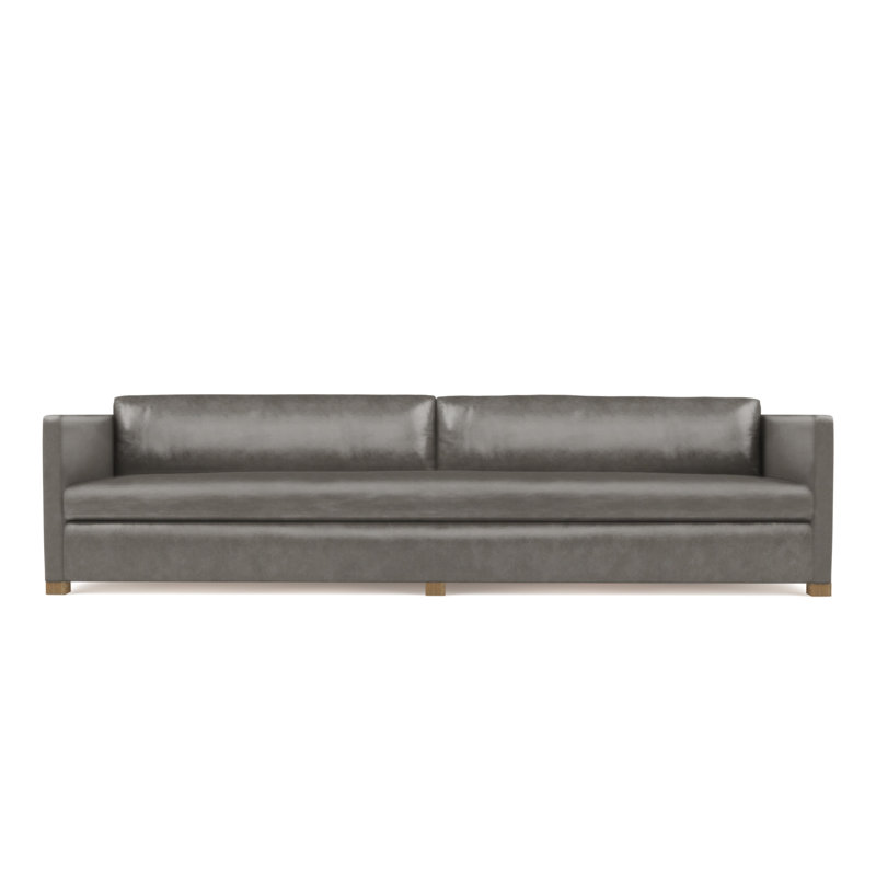 Madison Sofa, 33" H x 96" W x 38" D, Natural, Vintage Leather Pumice