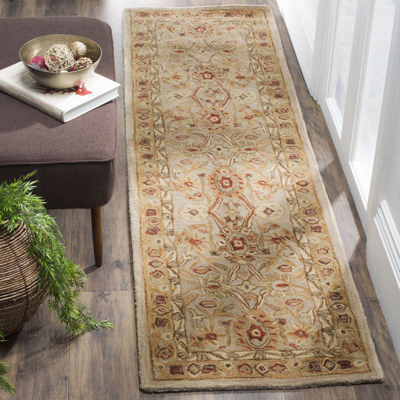 Tingley Hand Tufted Wool Oriental Rug, Runner 2'3" x 12'