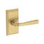 Kinsella Passage Lever with Chamfered 5in Rose in Polished Chrome-1859431321