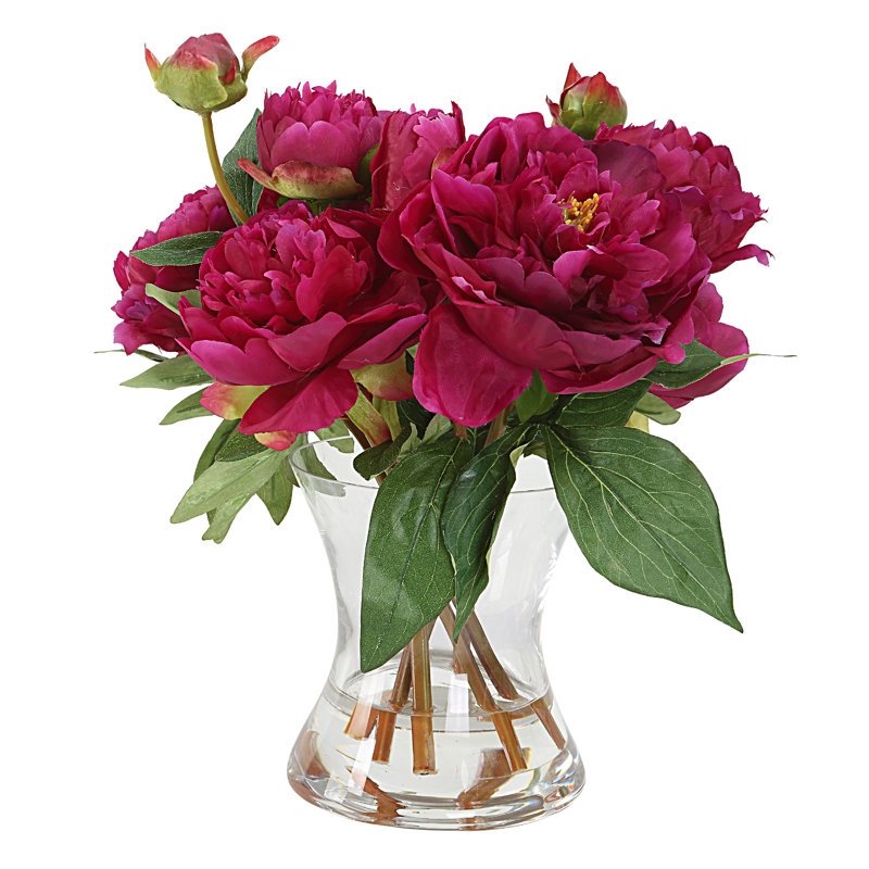 Peony Arrangement in Vase