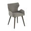 Fauteuil à oreilles en tissu Avril-841329560