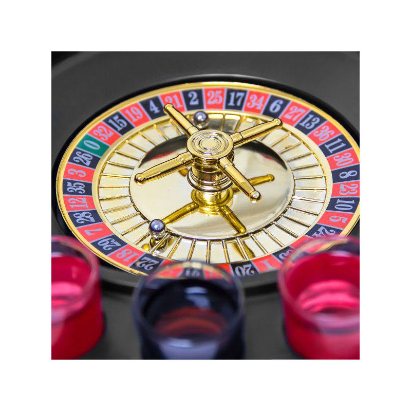  18 Piece Roulette Drinking Game Set