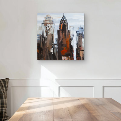 Day in the City - Building Cities Metal Print | Home Decor