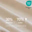 Ensemble de draps de couleur unie - 6 pièces, 4 taies d'oreiller, 1 drap-housse, 1 drap plat-109654016-109654013