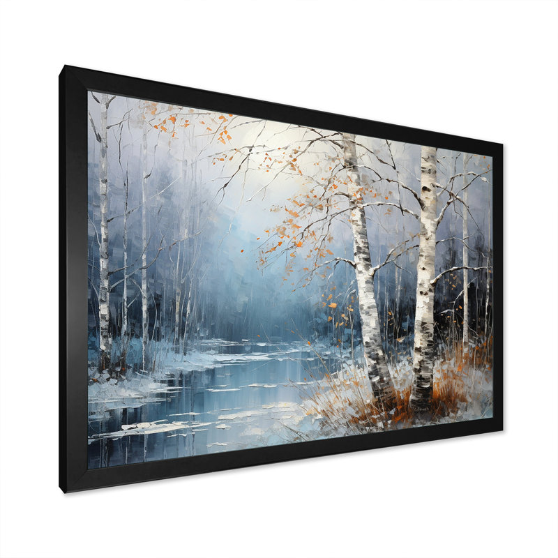 Birchs Ballet sur toile, Cadre photo noir simple, H 12 po x l 20 po x P 1 po