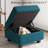 Nairoby 26.4'' Wide Upholstered Storage Ottoman Footstool Module Part for Sectional Sofa-551986890