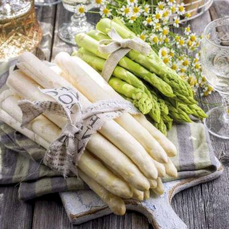 Serviettes jetables en papier Asperge Basic