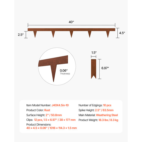 Dimensions du produit