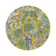 Sous-verres ronds en cuir Sabi Jungle Dijon-119015288