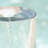 20X20x19.5" Heavy Cement Round Black Ribbed Outdoor Water Fountain With Light (Color Change)
