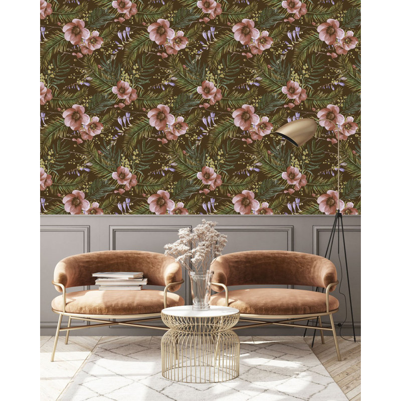 Floral Tile, 2.08' W x 10.42' L