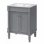 Meuble-lavabo de salle de bain avec lavabo supérieur, meuble de rangement moderne avec lavabo simple, meuble-lavabo pour l'organisation-637679011
