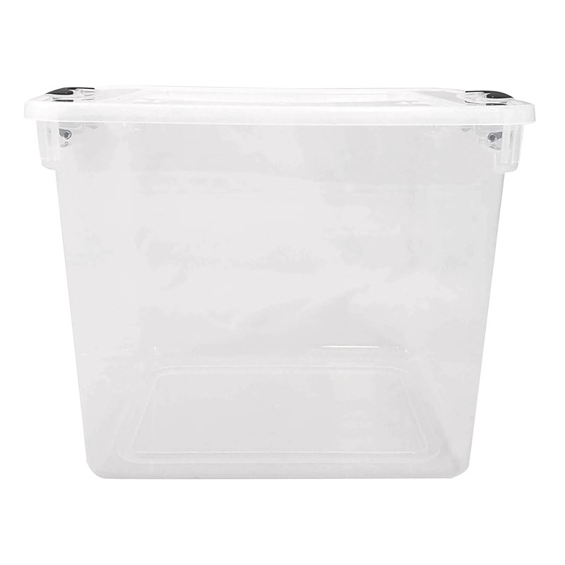 Homz Plastic Storage Tub & Tote, Gray