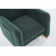 Chaise berçante en tissu avec repose-pieds Teddy-702460788