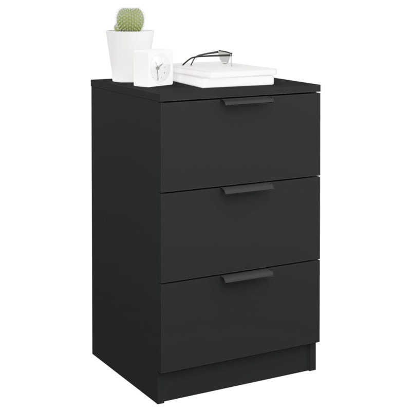 40cm W Manufactured Wood Bedside Table