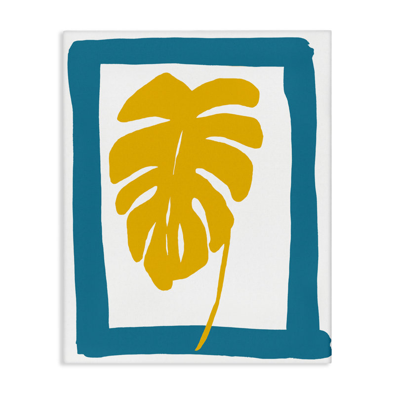 Toile New Oasis Monstera, conception de Bronwyn Baker, H 20 po x l 16 po