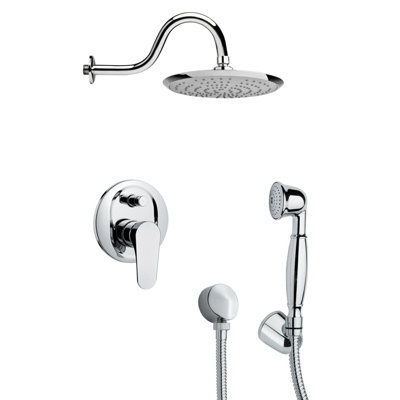 Orsino Complete Shower System with Rough in-Valve