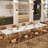 Square Dining Table, 31.5" Industrial Dinner Table-1364510768-1364510770