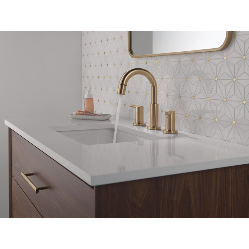 Robinet de salle de bain rétractable Nicoli, Bronze champagne