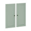 Bryannah 100% Solid Wood Modular Kitchen Pantry Raised Panel Double Door Kit