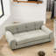 Lit confortable pour animaux de compagnie beige pour les grandes races - avec des pieds stables et une base pour chiens-1858384637