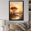 Arbre africain africain Essence I - Art mural africain, salon-97170248-97170249