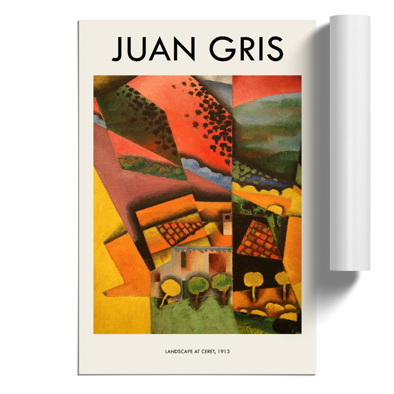 Landscape Print by Juan Gris - Frameless Print, 42cm H x 30cm W x 0.1cm D