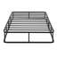 Base de matelas simple en métal noir et housse en tissu texturé - 8,5 po de hauteur, support à 12 lattes, facile à monter, capacité de poids de 350 lb, assemblage des éléments clés de la chambre à coucher, addition-1658581963