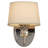 Eliaz Acrylic and Steel Armed Sconce-1572228965