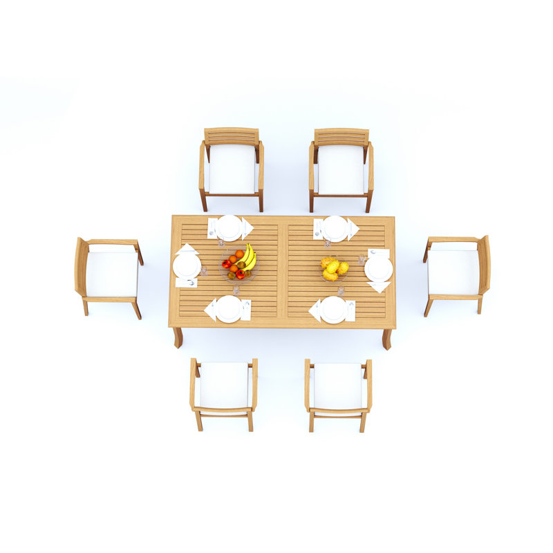 Montana Outdoor 7 - Piece Teak Dining Set