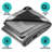 16 Mil Heavy Duty Polyethylene Tarp, Waterproof, UV Resistant-67632820-100541269