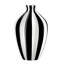  Vase en céramique noir et blanc 11 po Gelb-205842253