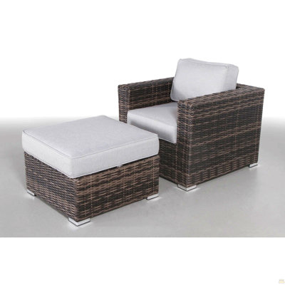 Fauteuil d'appoint rembourré - Aucun assemblage requis