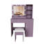 Meuble-lavabo lumineux avec rangement, bureau moderne en MDF pour la maison