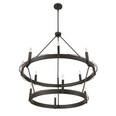 Luminaire suspendu 12 lumières 42,75 po Dalvor