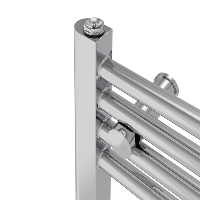 Deidamia Straight Towel Rail Heated Towel Rails, 120cm H x 30cm W x 3cm D, Chrome